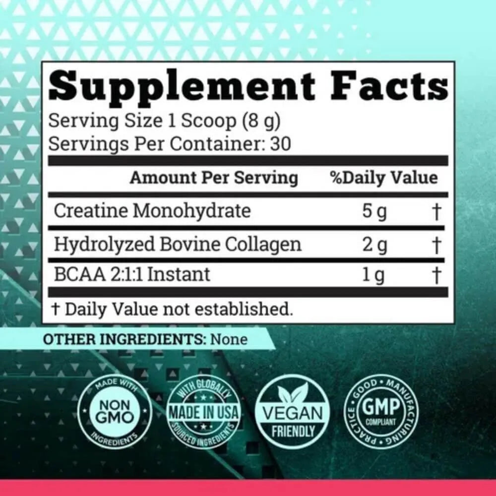 CREATINE MONOHYDRATADA ORIGINAL 5 EN 1 (+COLAGENO)